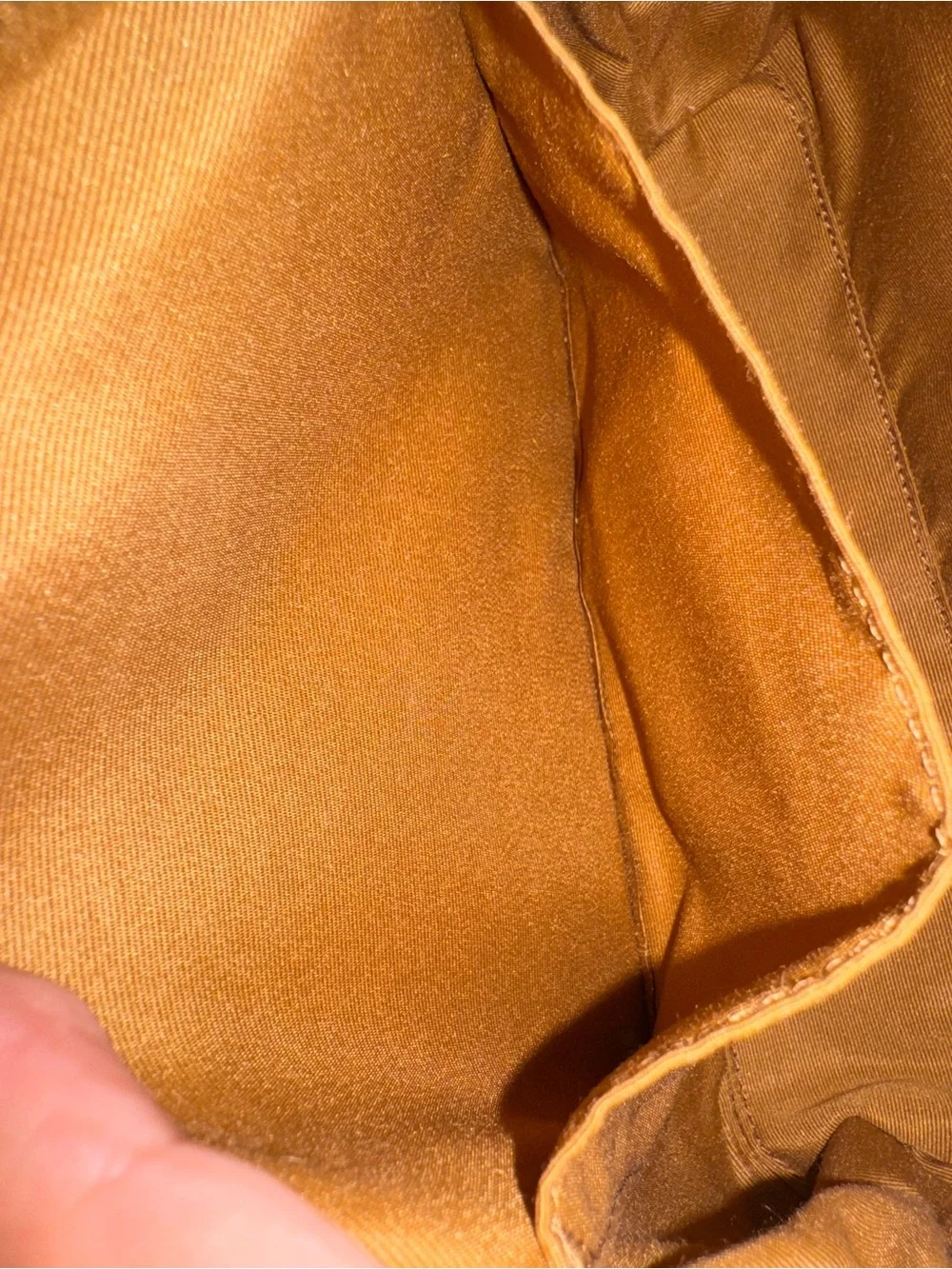 Coach Pebbled Leather Toiletry Pouch in Tan